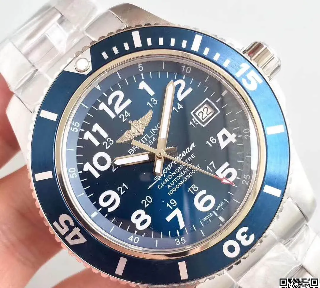 Breitling Superocean II A17392D7.BD68 GF Factory 1:1 Best Edition Replica Watch Swiss ETA2824 Blue Dial